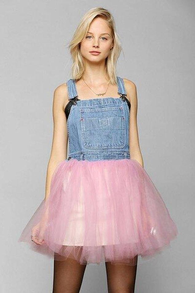 16. Maybe you've just started to think that this denim tutu is taking things too far...