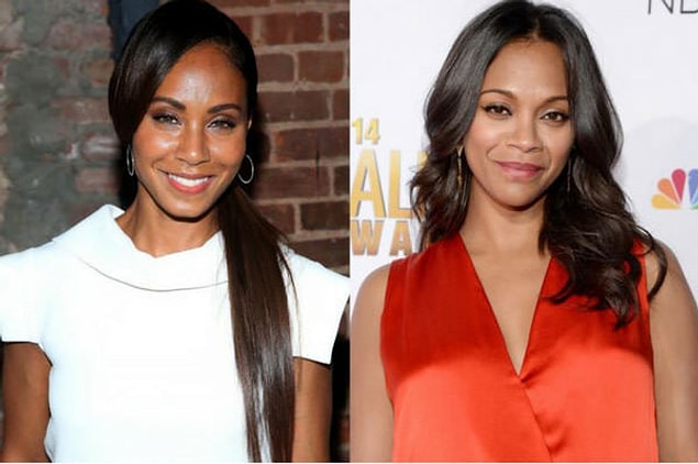 1. Jada Pinkett Smith and Zoe Saldana