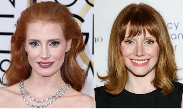 8. Jessica Chastain and Bryce Dallas Howard