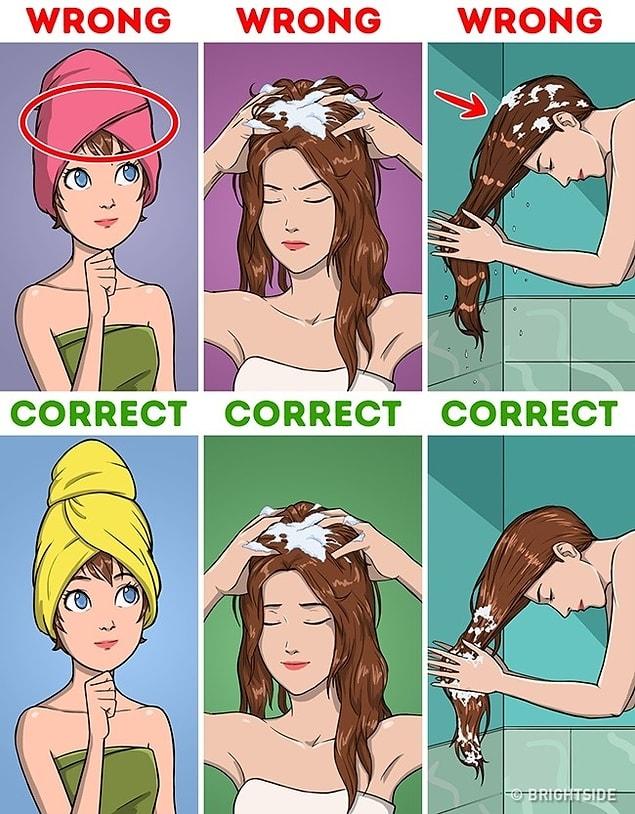 10. The right way to wash your hair