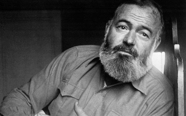 11. Ernest Hemingway had anthrax, malaria, anemia, diabetes, and high blood pressure. His plane crashed twice. His kidneys, spleen, liver and skull were destroyed, and his spine was crushed.