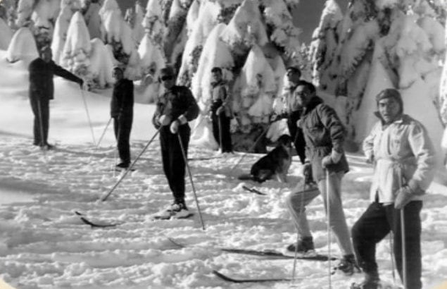 8. “Kayak yapmak bir sanattır!” diyen havalı sporcular ve aradaki sevimli köpüş artistik pozlar verirken yakalanmış bu fotoğrafta.