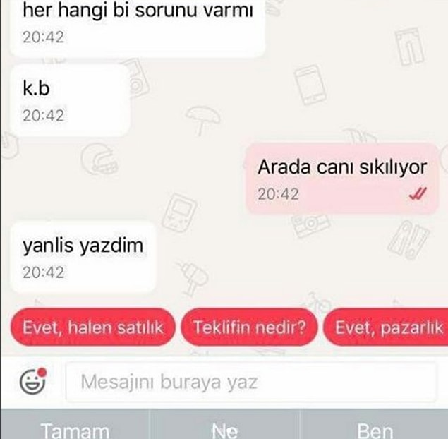 3. Bu aralar kafası bozuk