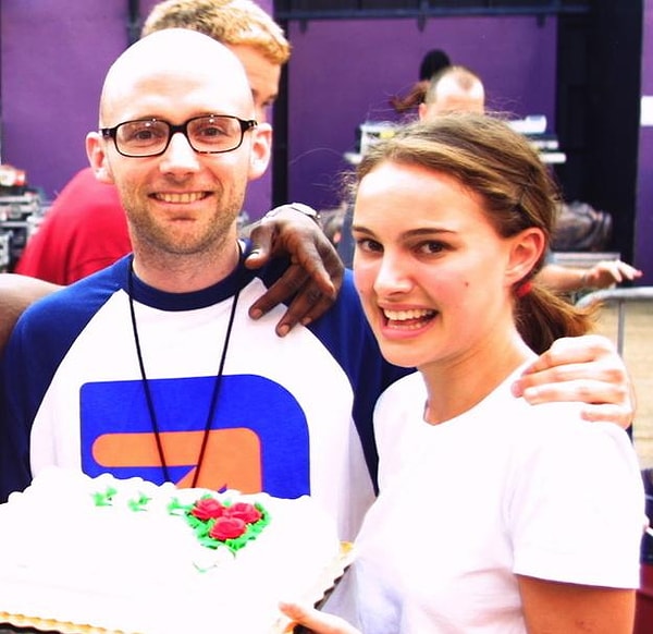 3. Американский диджей Моби и Натали Портман