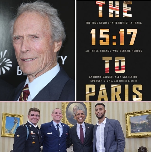 12. Clint Eastwood'un sıradaki filmi belli oldu: The 15:17 to Paris