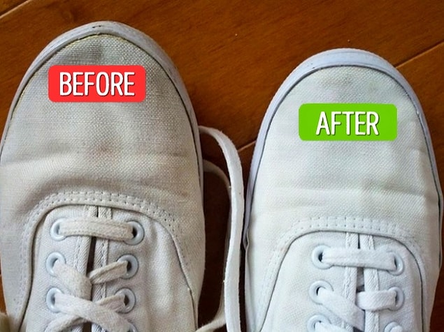 8. White sneakers