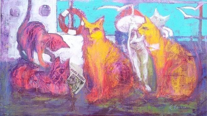 Hayata Kedilerin Gözüyle Bakan Ressam Elşen Karacanı Tanımanız İçin Nedenler