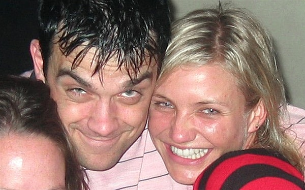 11. Кэмерон Диас и Робби Уильямс