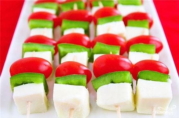 17. Закуски на шпажках