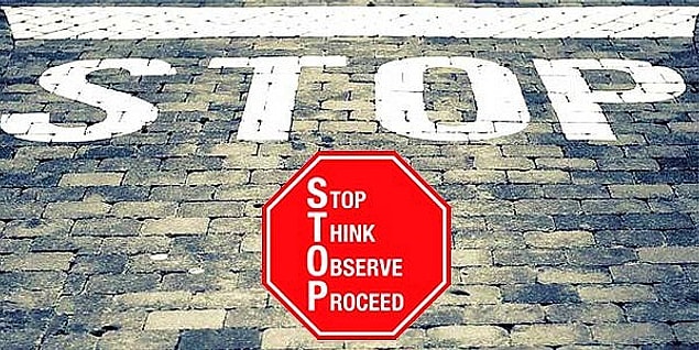 Kısacası STOP, hatırlaması hayli kolay bir akronim ve uygulanabilir bir teknik.