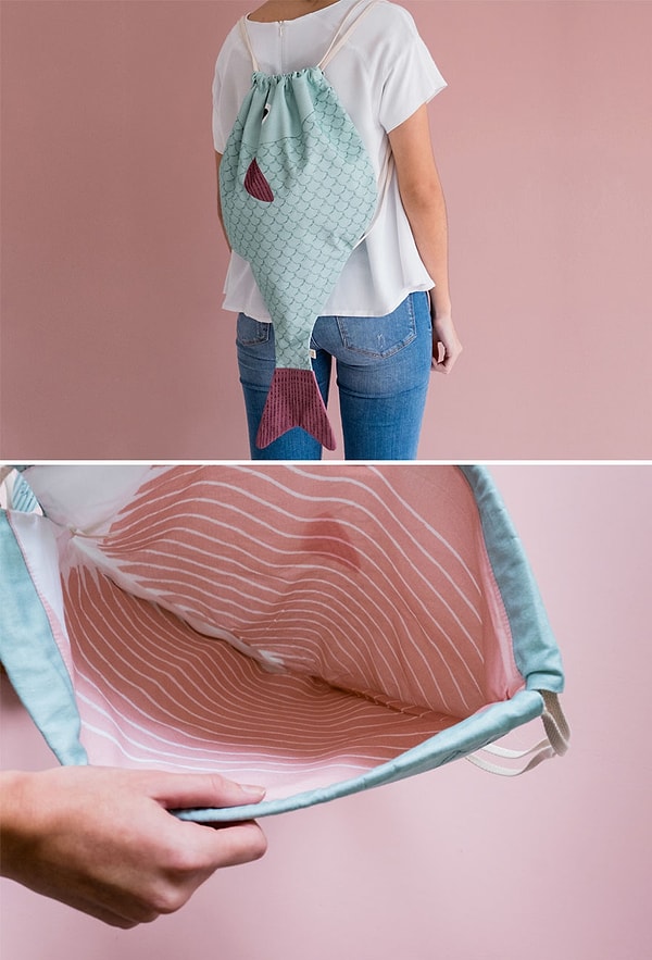 14. Рюкзак в виде палтуса