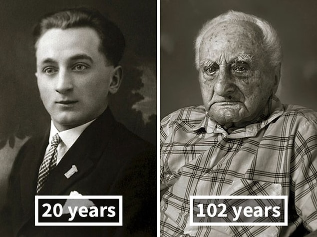 1. Ludvík Chybík, 20 Years Old (Skilled Confectioner), 102 Years Old