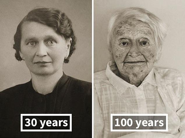 7. Anna Pochobradská, Around 30 Years Old, 100 Years Old