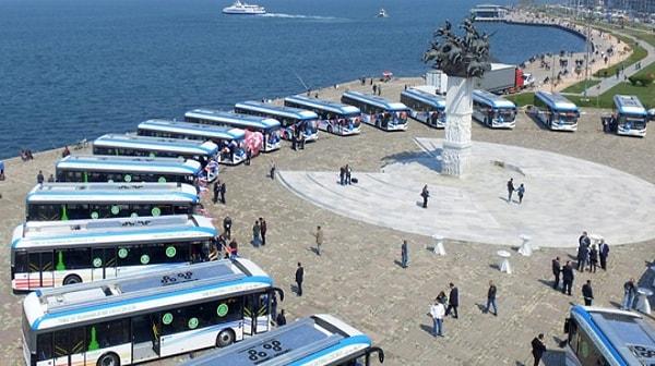 İzmir'de hizmete girecek olan bu filoda ilk etapta 20 otobüs olacak ve iki yıl içinde bu sayı 400'ü bulacak.