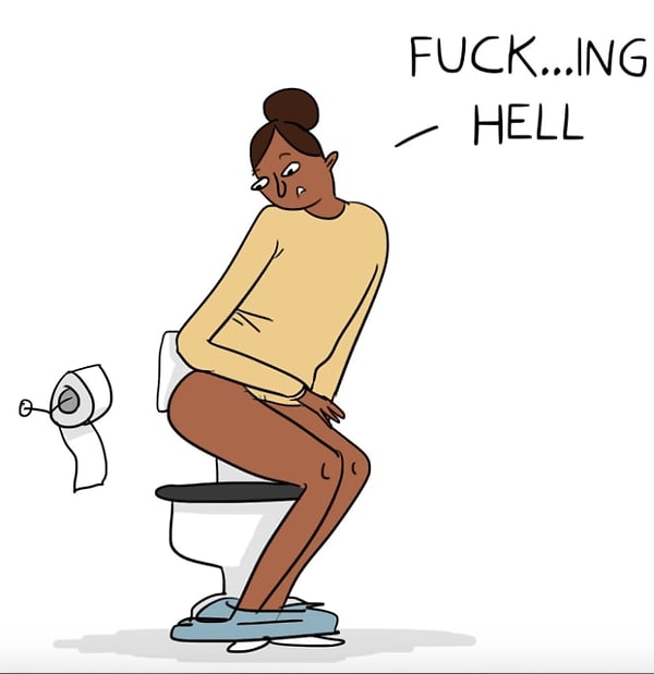 12. Оборачиваются, вставая с унитаза, чтобы... да, оценить размер своей работы