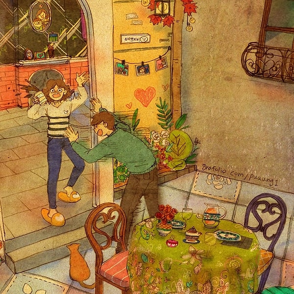 7. Это так весело - пугать друг друга и потом смеяться над этим.