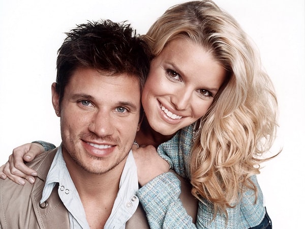 7. Джессика Симпсон и Ник Лаше