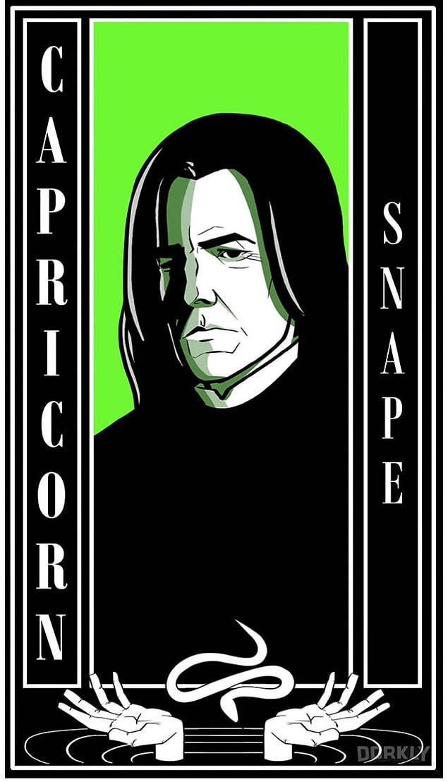 3. Capricorn: Severus Snape