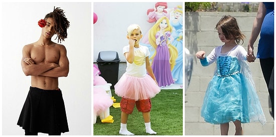 Звездные родители, которые разрешают своим детям носить одежду противоположного пола