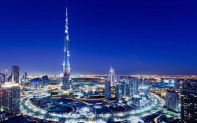 9. The tallest building on Earth: 2,723 feet tall (830 m).