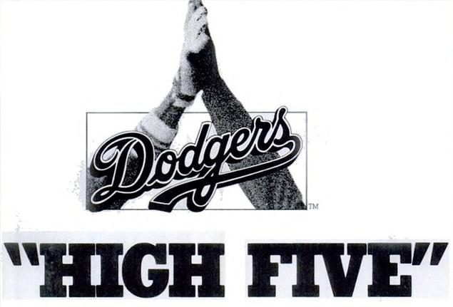 The 'high five' salutation of the team was advertised during the 80's.