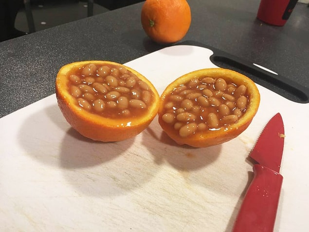 6. I've been looking for beans all over the place and they're here. Huh?