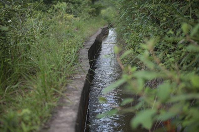 In 1995, the 23,622-foot-long (7,200 meter) water canal and a 7,217-foot-long (2,200 meter) branch channel were finally completed, and water began flowing into Caowangba.