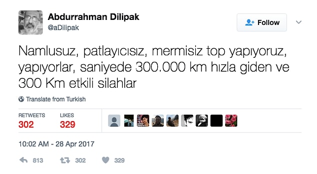 Bu bir top ama namlusu yok, patlayıcısı yok, mermisi yok. Bu silahın sıradan bir tost makinesinden farkı ise saniyede 300 bin km hızla gidebilmesiymiş. 300 km de etki alanına sahipmiş. 🤔
