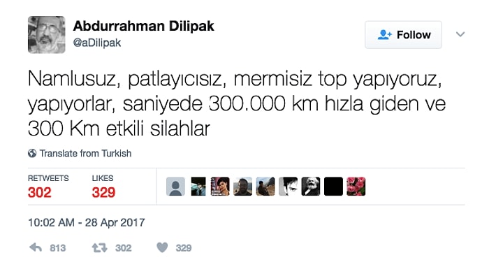 Abdurrahman Dilipak'ın Paylaştığı Fantastik Silaha Verilen 15 Komik Tepki