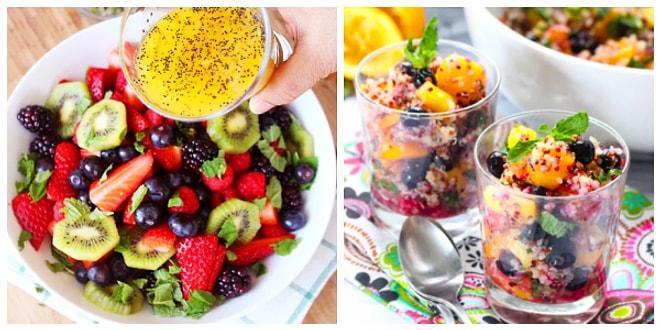 Vitamin Depolarınızı Dolduruyoruz! Ağzınızın Suyunu Akıtacak Muhteşem 12 Meyve Salatası