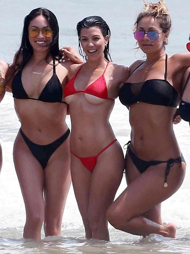 Kourtney spent a week in Mexico with her sister, Kim, and a group of girlfriends.