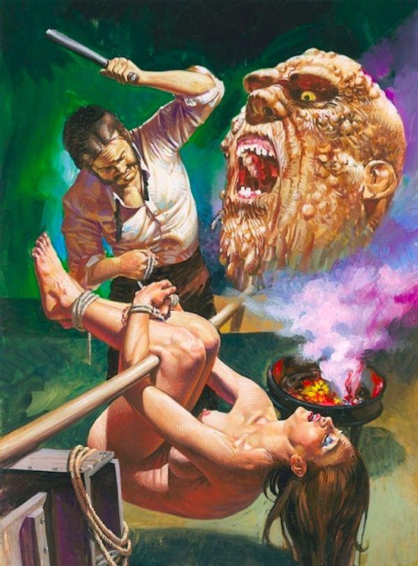 19. In the 1970's he changed his career toward being an illustrator for popular sex and horror graphic novels.