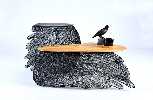 11. Feather Coffee and Side Table
