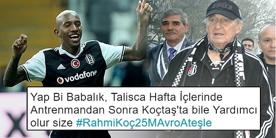 Talisca’nın Bonservisi İçin Rahmi Koç’tan 25 Milyon Euro Ateşlemesini İsteyen 14 Beşiktaşlı