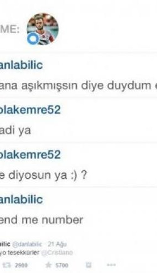 Hatta internet fenomeni Danla Bilic, Türk futbolcuları bu yolla tiye almıştı.