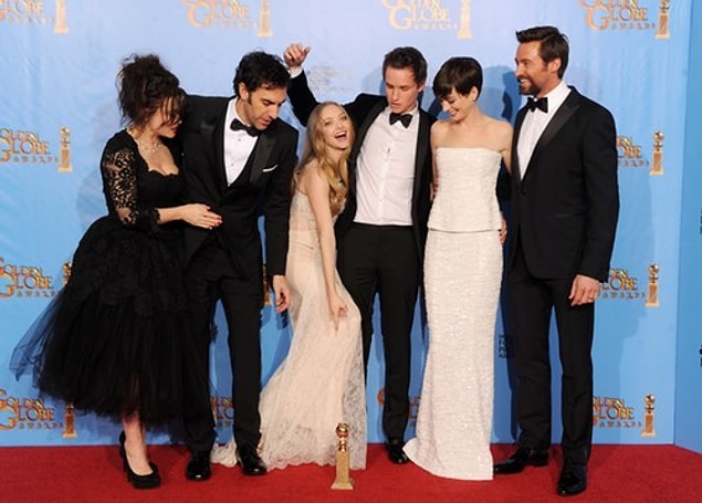 22. 'Les Mis' ekibi ve Amanda Seyfried