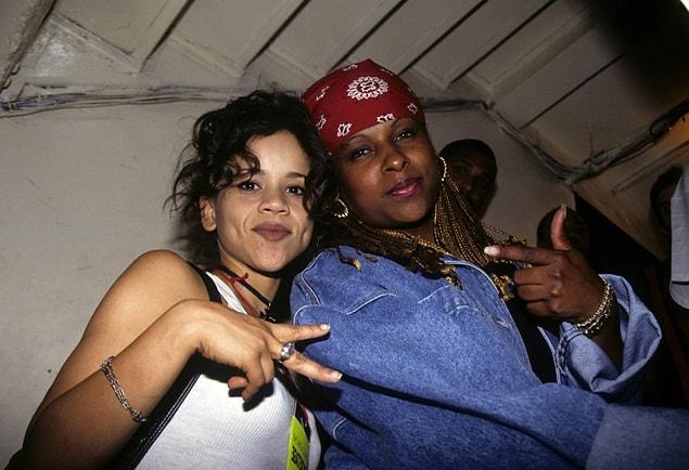 24. Rosie Perez and Yo Yo at Palladium, 1993.