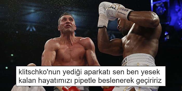 Antony Joshua ile Wladimir Klitscko Arasındaki Boks Maçına Twitter'dan Yapılan 14 Güldüren Yorum