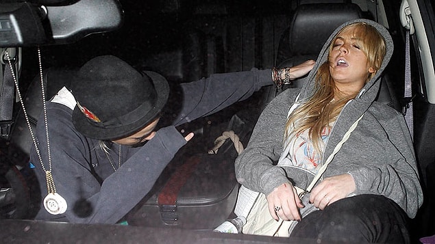 2. Lindsay Lohan, hayatının her alanında mahvolmuş haldeydi.