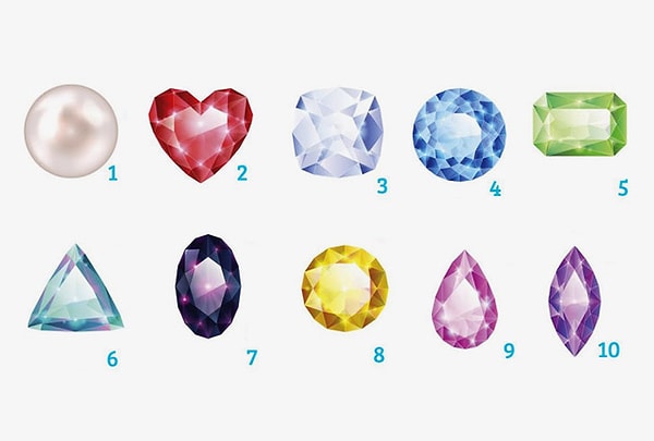 Выберите драгоценный камень, который вам нравится больше всех!
