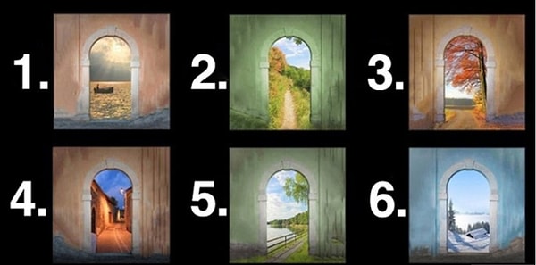 Выберите одну из шести дверей