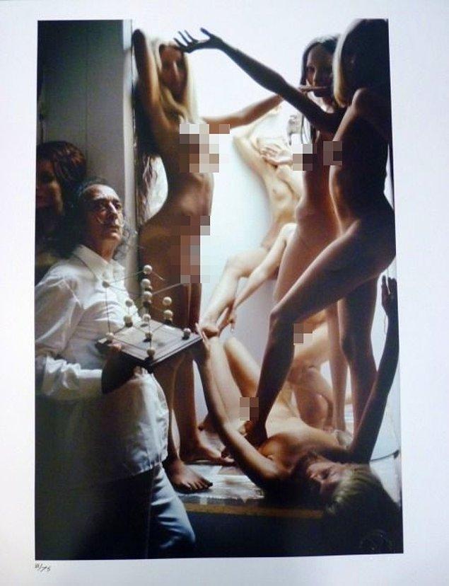Dali'nin inanılmaz sanatsal zevki kadın vücudunun estetiğiyle birleşti.