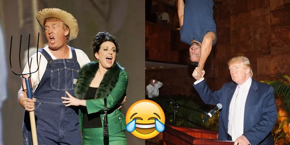 Amerika Başkanı Donald Trump'ın Koltuğa Oturmadan Önceki Hallerinden 17 Çılgın Kare