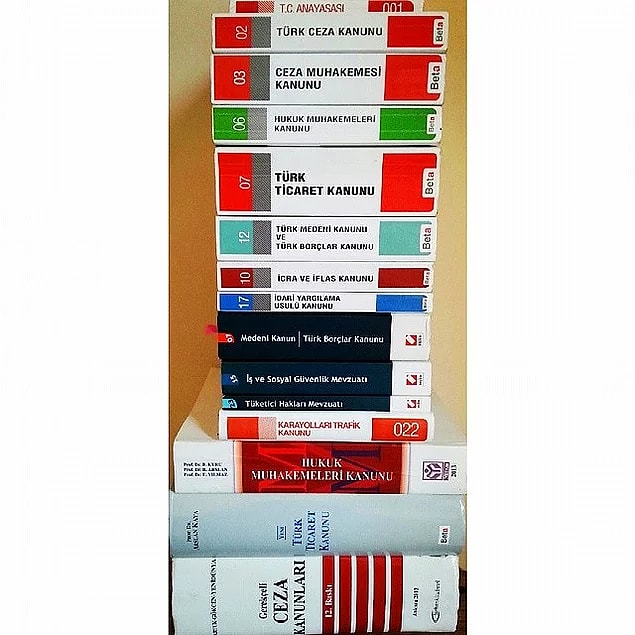 5. Sınavdan önce içtihatsız ve içinde yazı olmayan kanun arayışına girersiniz.
