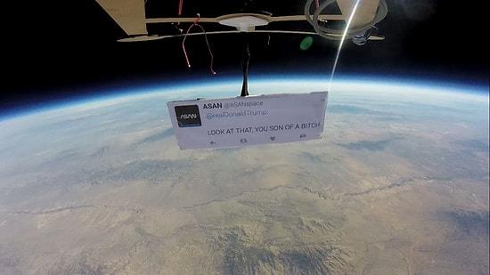 Here Is How The First Protest Out In Space Went!