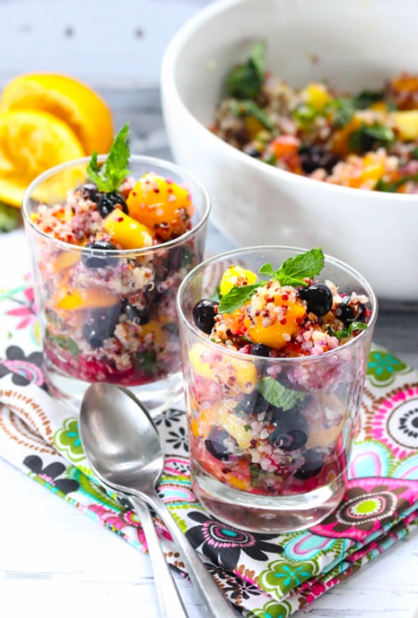 5. Фруктовый салат с киноа