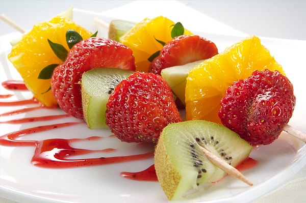 10. Шашлык из фруктов