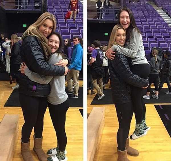 3. И почему высокие люди всегда норовят нас поднять?!