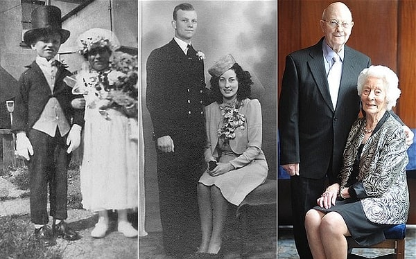 7. Эти двое влюбились друг в друга, еще когда им было по 4 года. А когда они выросли, то поженились.