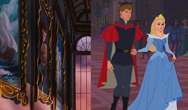 7. Кстати, о картинах. В столовой принца Эрика висит портрет принца Филиппа и принцессы Авроры. Неужели они родственники?!